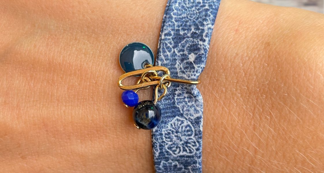 bracelet liberty bleu