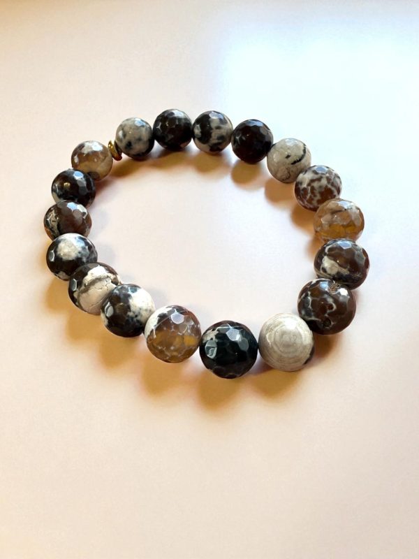 Bracelet Pierre Marron Glacé – Image 2